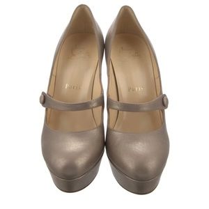 Christian Louboutin Mary Jane Leather Pumps